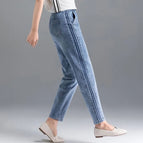 668 Light Blue Elastic / L