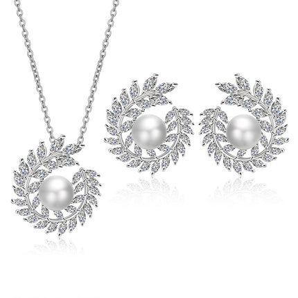 Stel Ornament Versierings Van Kettings Vroulike Temperament