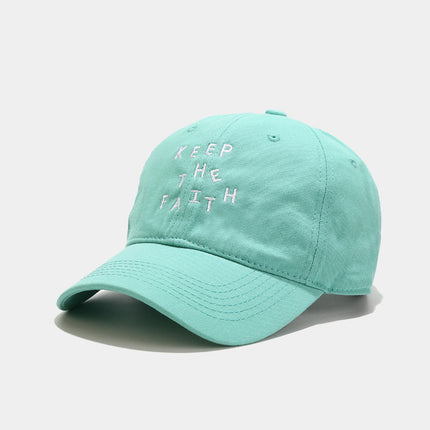 Men's Simplicity Small Letter Embroidered Baseball Cap