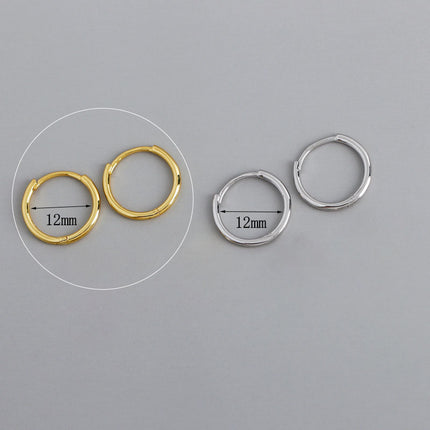 Women's Korean-style Diamond-embedded Gold-plated Ins Internet-famous Versatile Earrings