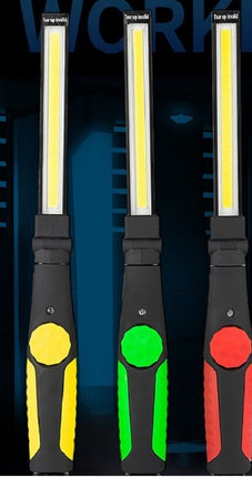 LED Working Light Portable Lantern Magnetic USB Recharge COB Flashlight Rotate 180 Hook Hanging Lamp For Car Repairing
