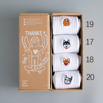 Men's Fashionable Cotton Mid-calf Sweat-absorbing And Anti-odor Socks