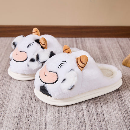 Binnenshuise Platform Warm Spotprent Koei Pluis Pantoffels