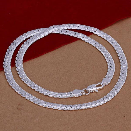 Versilwerde Volledige Syprofiel-kettingarmband — Stylvol En Modieus