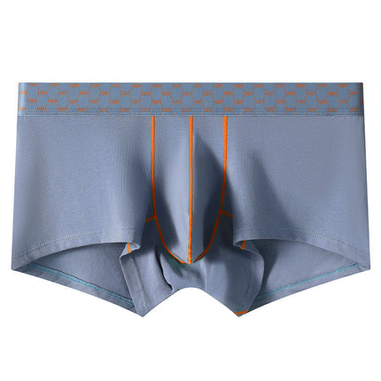 Men's Sports Fitness Low Waist Small Boxer Contrast Color Pants