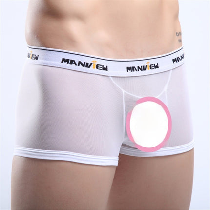 Fashion Personality Mesh Big Boxer Men's Underwear