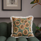 Jacquard sunflower / 45x45cm
