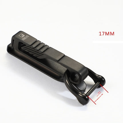 Titanium Alloy Key Ring Pendant Wear Belt Integrated Personality Creative Ring
