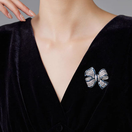 Nuwe Persrooi Strikkie Allooi Brooch Hoë Gehalte