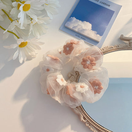 Blomstrik-haarband Organza-kopband Meisies se haarbykomstighede
