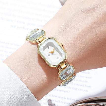 Stone Color Emerald Niche High-grade Affordable Luxury Bracelet