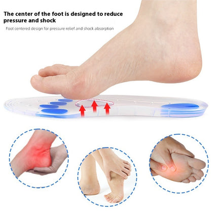 Silicone Soft Shock Absorption Slow Pressure Sports Leisure Insole