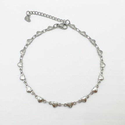 European And American Style Fashion Special-interest Stainless Steel Anklets Love Anklet Multi-style Ins