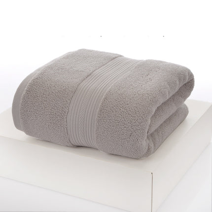 Household Portable Pure Color Simple Cotton Bath Towel