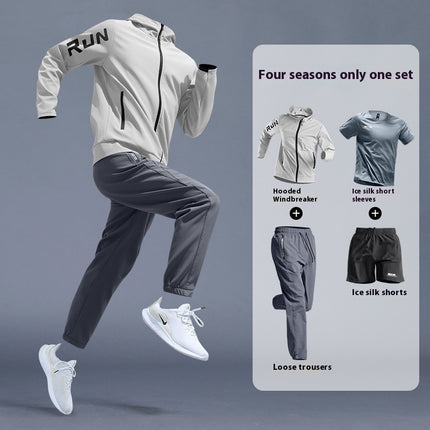 Running Sports Suit Men's Fitness Leisure Speed Training Wear