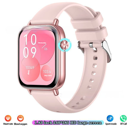 Slimhorlosie Mobiele Stappenteller Hartslagmonitering Bluetooth-oproepe 169 Raakskerm Slimarmband