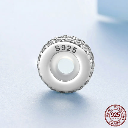 Dubbellaag Sirkoon Armband Tussenkrale S925 Sterling Silwer Krale