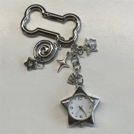 Sleutelhanger Been Pentagram Retro Sak