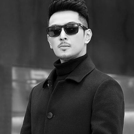 Men's Casual Warm Double-sided Nylon Coat