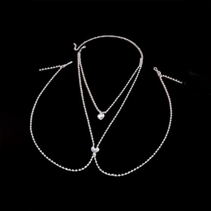 Strass-Liefdeslyfkettings-bykomstighede