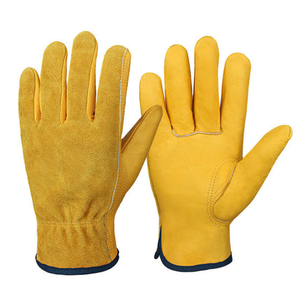 Breathable, Non-slip, Wear-resistant Construction Site Welder Protective Work Gloves