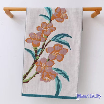 Handdoek Met Vier Lae Suiwer Katoengaas Sag En Absorberend