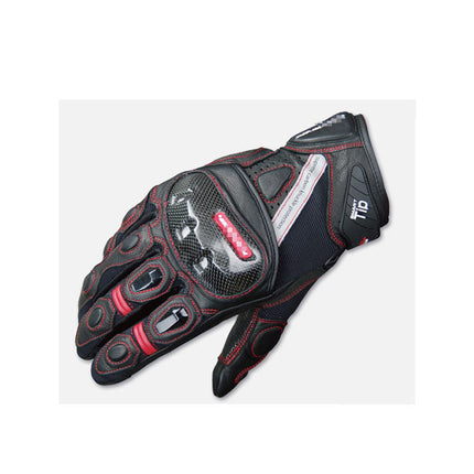 Racing Anti Drop Anti Skid Leather Gloves