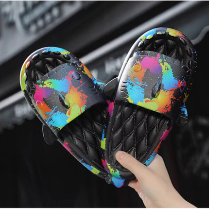 Men's External Wearing Of Fecal Feeling Slippers