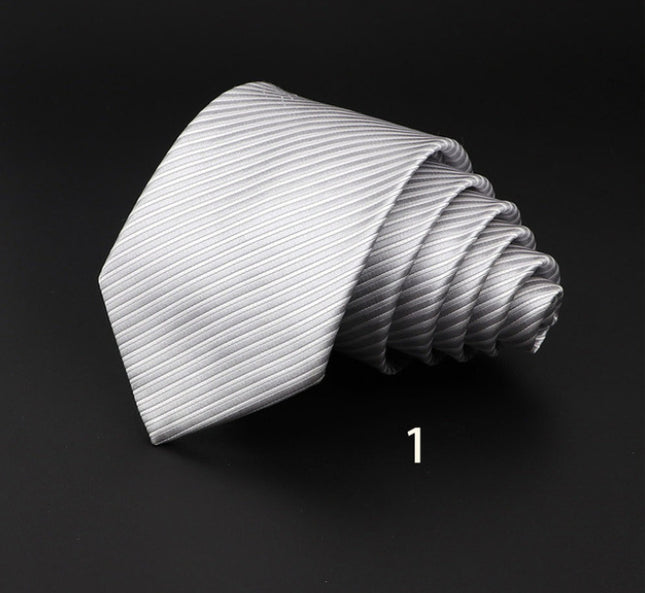 Men's Striped British Gentleman Polyester Fiber Tie