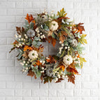 Pumpkin wreath / 35x35cm