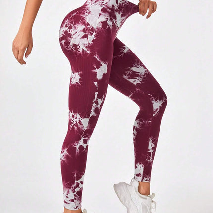 3 Pack Tie Dye Workout Seamless Leggings For Women High Waist Gym Leggings Yoga Pants, Seamless Leggings For Women High Waist Yoga Pants