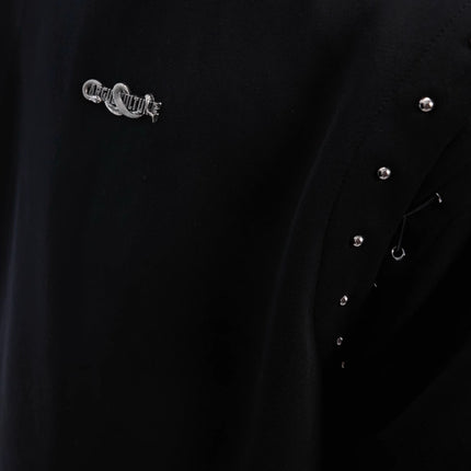 Niche Deconstruction Lace-up Cutout Short Sleeve