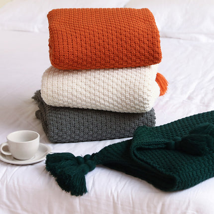 Sofa Gebreide Kantoor Lugversorging Middagete Klein Kombers