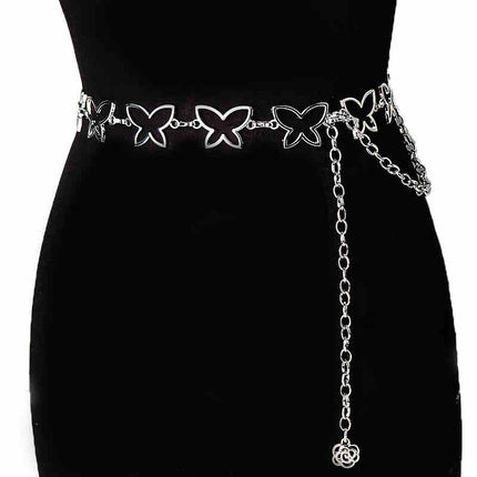 Modieuse Alles-pas Plusgrootte Verlengde Metaal Skoenlapper Middelketting