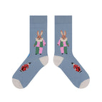 Gray Blue Circus Rabbit / 35to42
