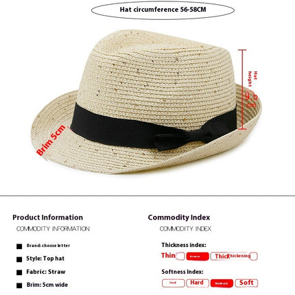 Casual Fashion Performance Summer Sun Protection Straw Hat