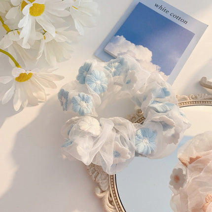 Blomstrik-haarband Organza-kopband Meisies se haarbykomstighede