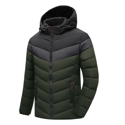 Men's Jacket Warm And Fashionable Color Matching