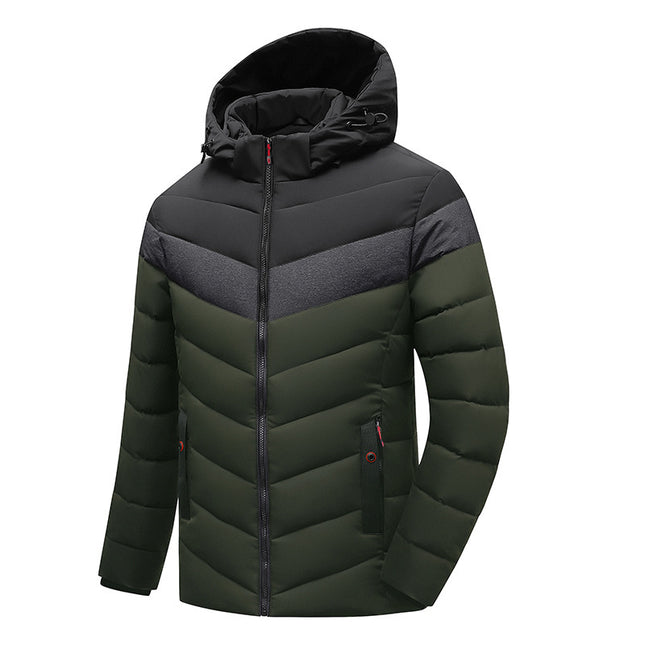 Men's Jacket Warm And Fashionable Color Matching