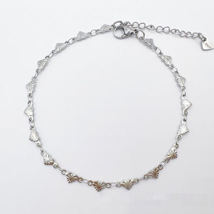 European And American Style Fashion Special-interest Stainless Steel Anklets Love Anklet Multi-style Ins