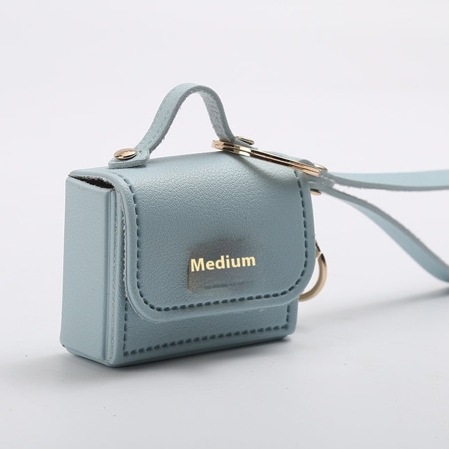 Leather Women's Mini Bag Convenient Keychain