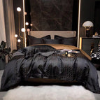 Baroque Black Gold / 200x230cm Four piece Set