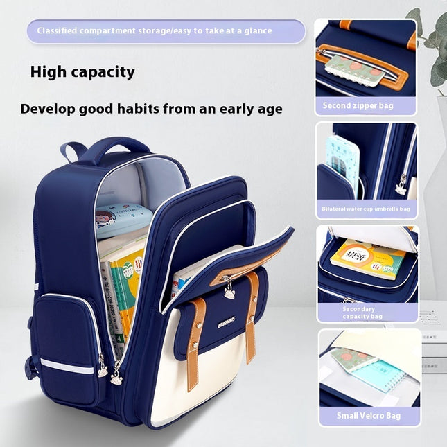 Oxford Cloth Children's Schoolbag Large Capacity Backpack