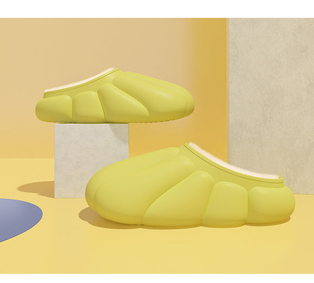 Couple Personality Baotou Pumpkin Cotton Slippers