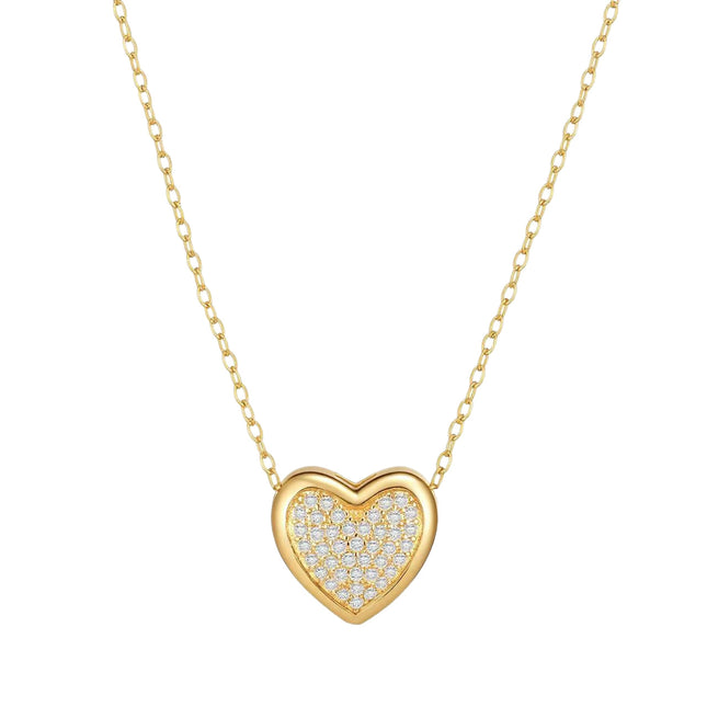 Dubbele Hart Moissanite Halssnoer Vroue Sleutelbeenketting Met Hanger