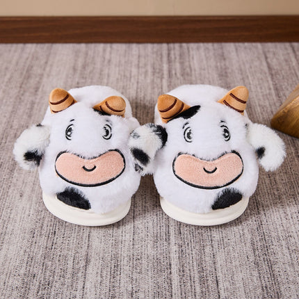 Binnenshuise Platform Warm Spotprent Koei Pluis Pantoffels