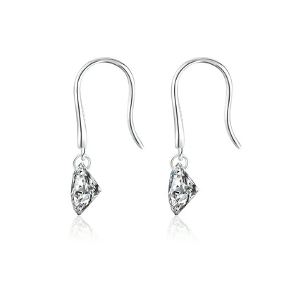 Topgehalte Moissanite Luukse En Modieuse Ligte Luukse Juweliersware Silwer Oorknoppies S925 Silwer Geplateerde Platinum