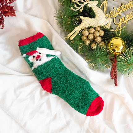 Fashion Simple Magnetic Christmas Socks For Men And Women