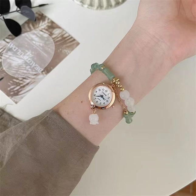 Chinese-style Bamboo Knot Bracelet Quartz Ladies Watch