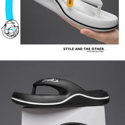 Casual Flip Flops Men's Outer Wear Plus Size All-matching Beach Shoes Men's Slippers